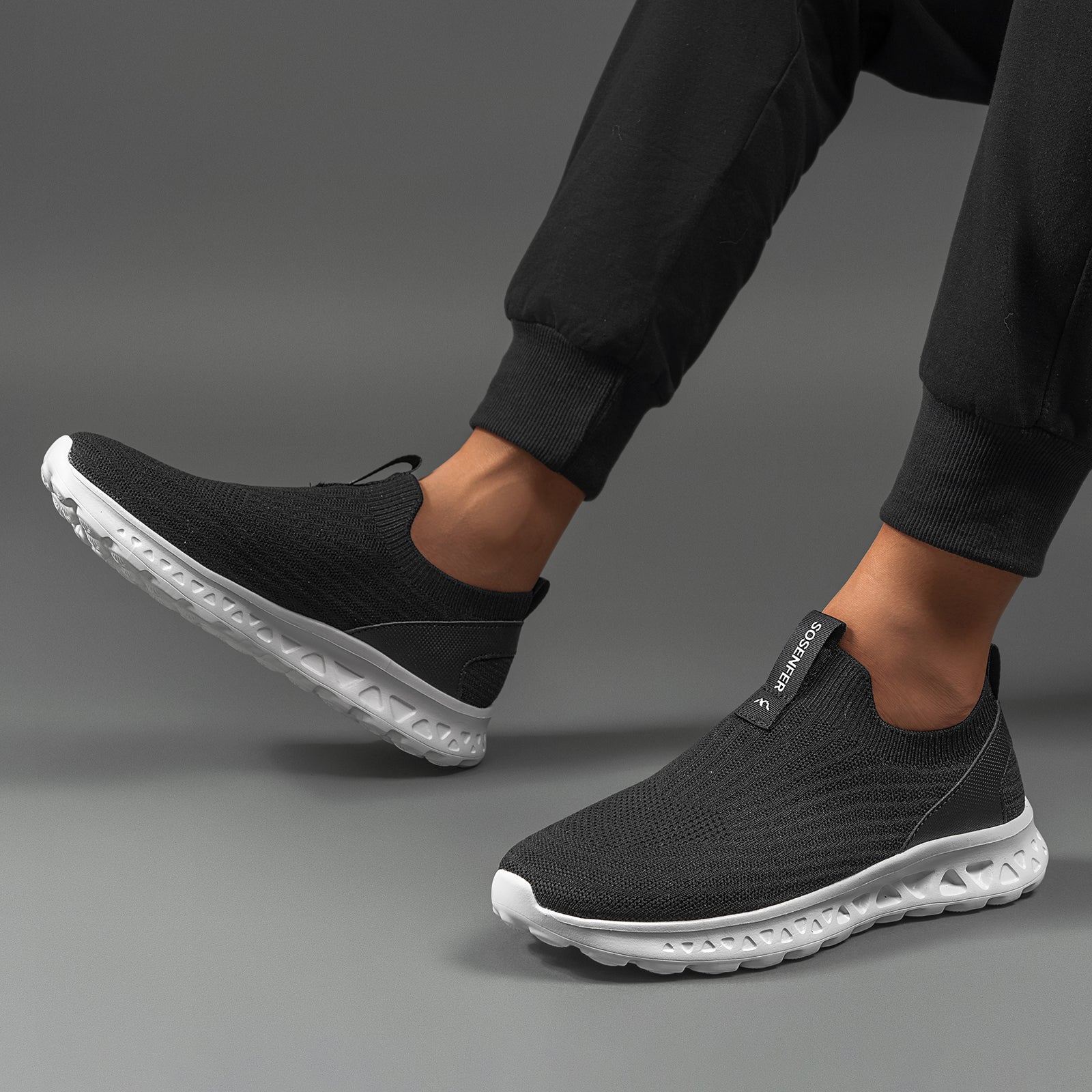 2024 Men Walking Shoes Non-Slip Work Casual Slip On Walking Sneaker Lightweight image 5