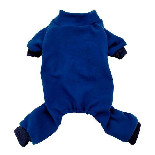 Pijamas suaves y cálidos para perros de manga larga con cuerpo completo para mascotas pequeñas