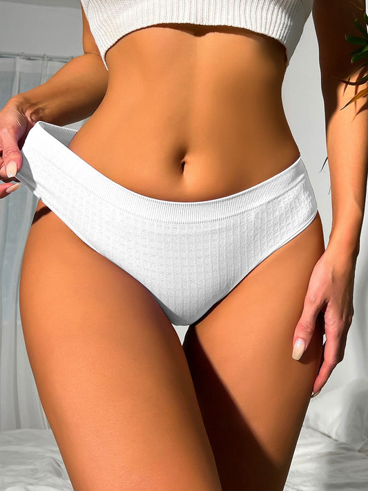 Braguita de punto a cuadros sin costuras