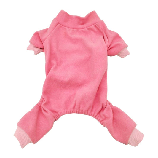Pijamas suaves y cálidos para perros de manga larga con cuerpo completo para mascotas pequeñas