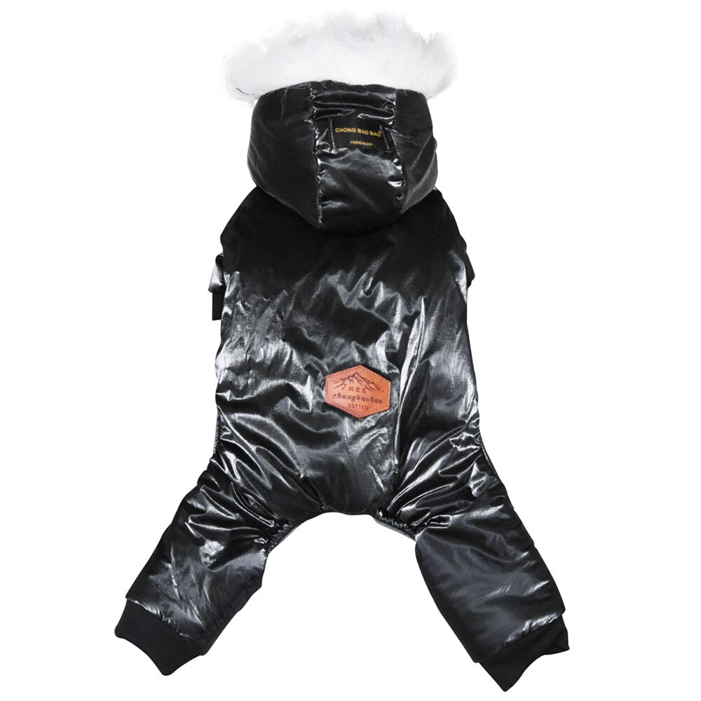 Ropa de invierno para perros pequeños, chaqueta gruesa y cálida de forro polar para cachorros.