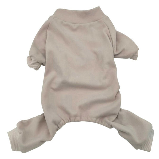Pijamas suaves y cálidos para perros de manga larga con cuerpo completo para mascotas pequeñas
