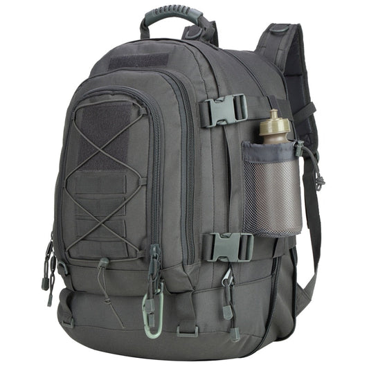Mochila táctica militar Molle de 60 litros para hombre, ideal para senderismo, escalada y actividades al aire libre.