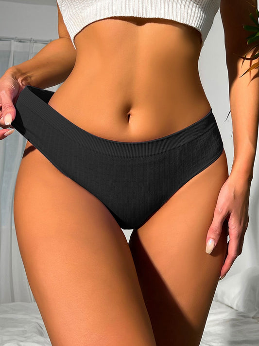 Braguita de punto a cuadros sin costuras