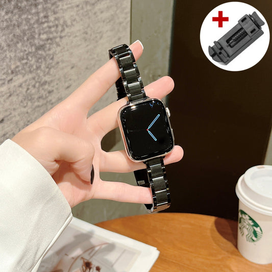 سوار معدني رفيع لساعة Apple Watch Ultra 49 مم 8 7 41 45 مم 6 5 4se 44 42 مم 38 40 مم