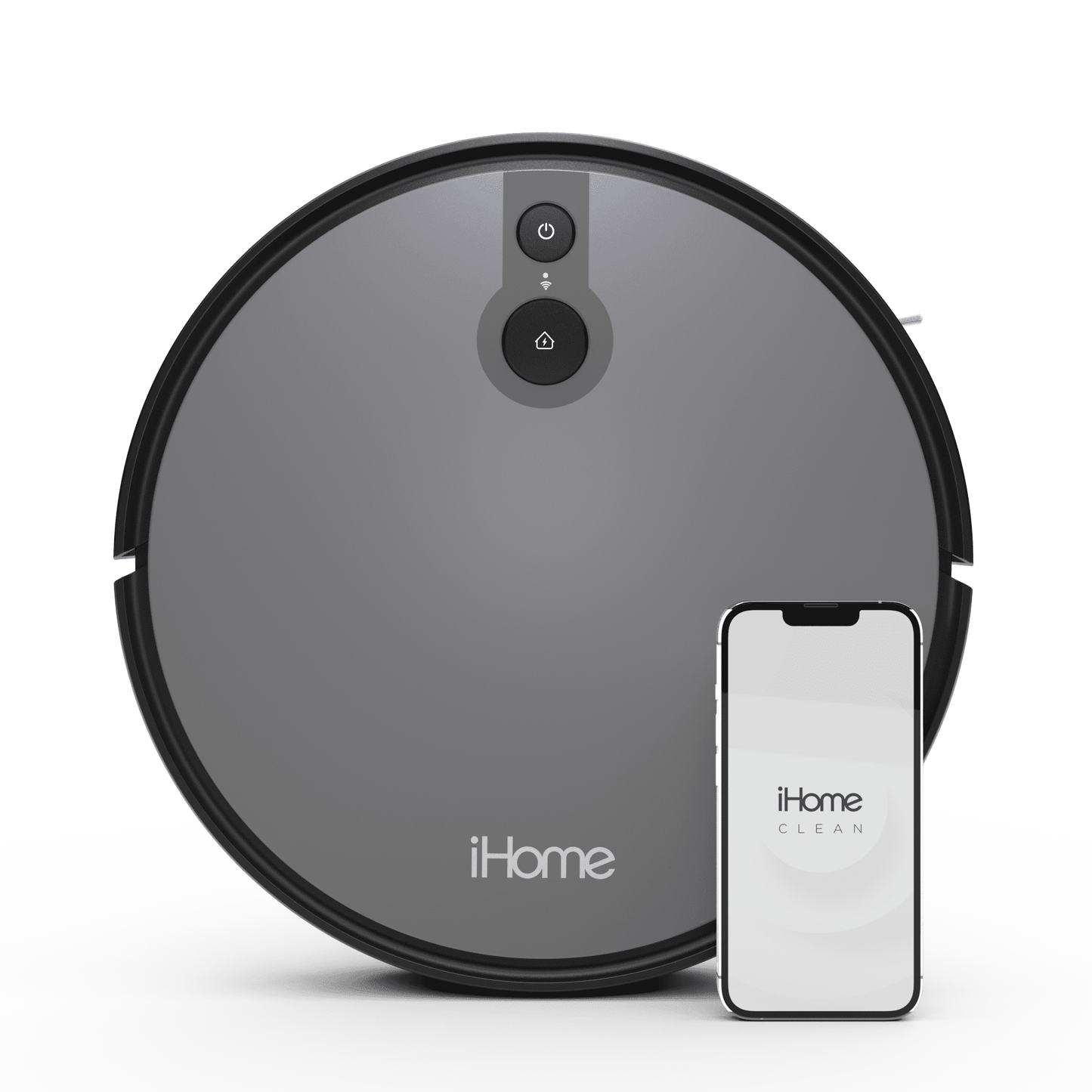 مكنسة كهربائية روبوتية iHome AutoVac Juno بتقنية رسم الخرائط، قوة شفط 2000 باسكال