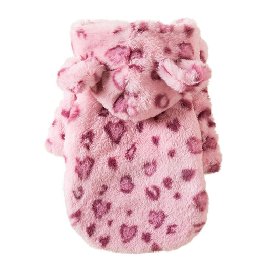 Ropa cálida para perros, abrigo con capucha para perros pequeños, ropa para cachorros, caniches y shih tzu.