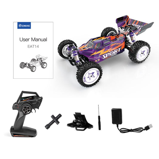 سيارة Eachine EAT14 RTR 1/14 2.4G 4WD 75 كم/ساعة بدون فرشاة RC مركبات هيكل معدني F