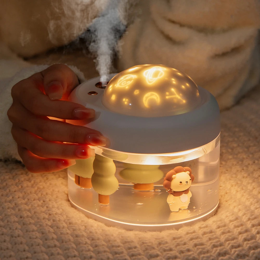Cute 2024 2024 For Large Capacity Portable Humidifier USB Charging 2000mAh Batt image 6