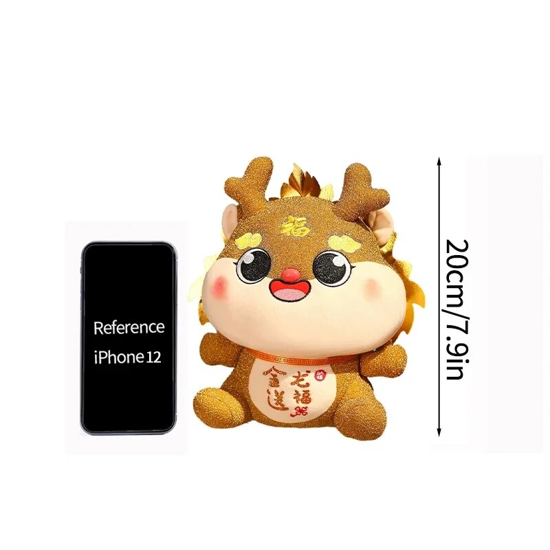 Chinese Lunar New Year Decoration 2024 Kawaii Dragon Plush Dolls Spring Festiva image 19