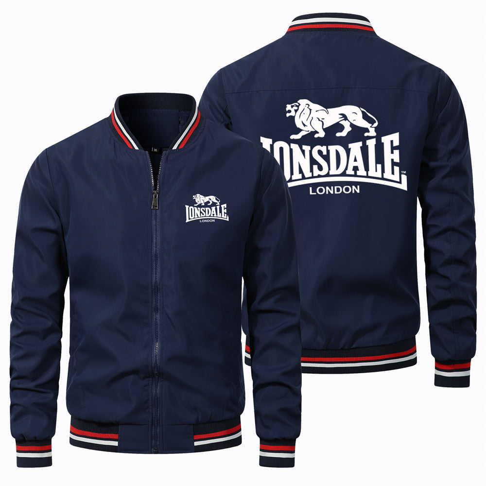 2024 new men's aviator jacket Lonsdale logo travel hiking lightweight jacket ou image 0