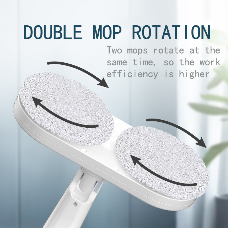 Electric Water Mop Cleaner Machine 360ƒ€š° Rotatable Spin Cleaning Mop Squeeze Wet image 3