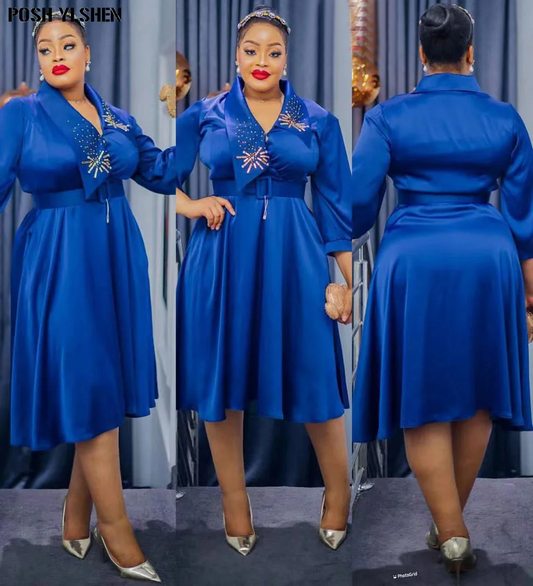 Elegant African Wedding Dresses for Women 2024 Plus Size Turkey Evening Party D image 0