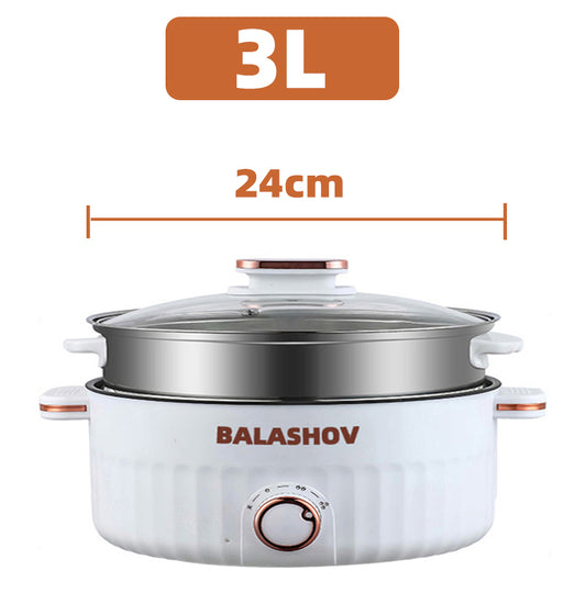3L 110V Portable Electric Rice Cooker Multifunctional Pan Non-stick Cookware fo image 0