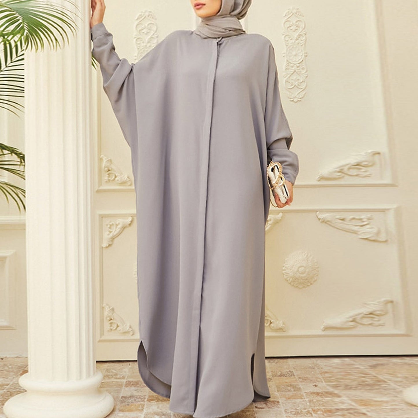 Muslim Fashion Dubai Abaya Long Dresses Islam Clothing Abayas African Dresses f image 2