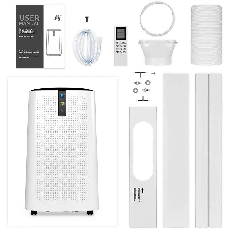 3-in-1 12,000 BTU Portable Air Conditioner with Dehumidifer, Fan | Remote Contr image 1