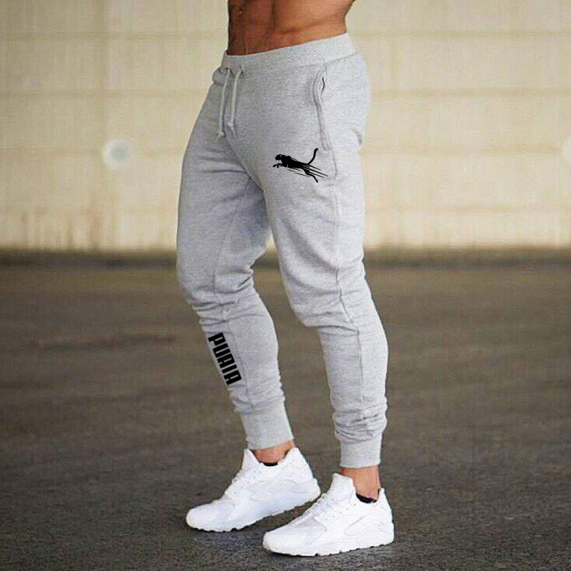 2024New Men Sweatpants Autumn Winter Print Fleece Warm Jogging Pants Male Outdo image 2