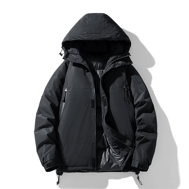 Men Winter New Outdoor Warm Parkas Jacket Coat Men's Autumn Outwear Casual Wate image 0