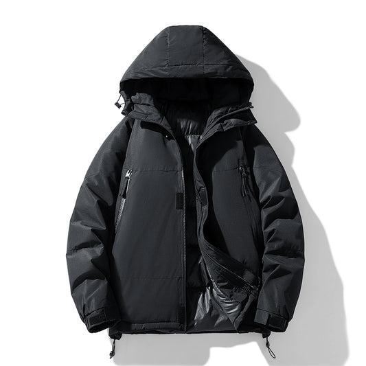 Men Winter New Outdoor Warm Parkas Jacket Coat Men's Autumn Outwear Casual Wate image 0