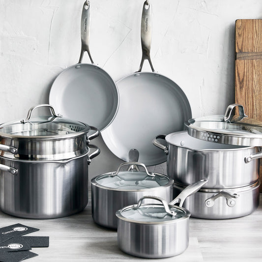 GreenPan Venice Pro 13-Piece Ceramic Non-Stick Cookware Set image 0