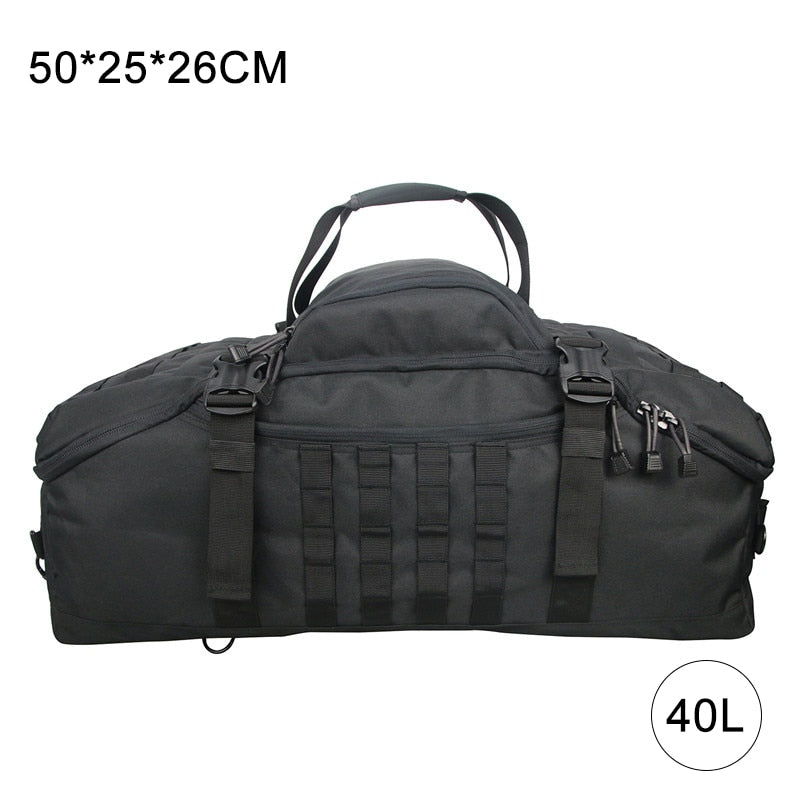 40L 60L 80L Waterproof Travel Bags Large Capacity Luggage Bags Men Duffel Bag T image 15