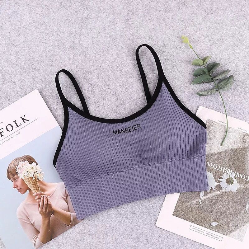 New Sports Bra For Women Gym Sexy Crop Top Bra Women Cotton Underwear Soft Comf image 9