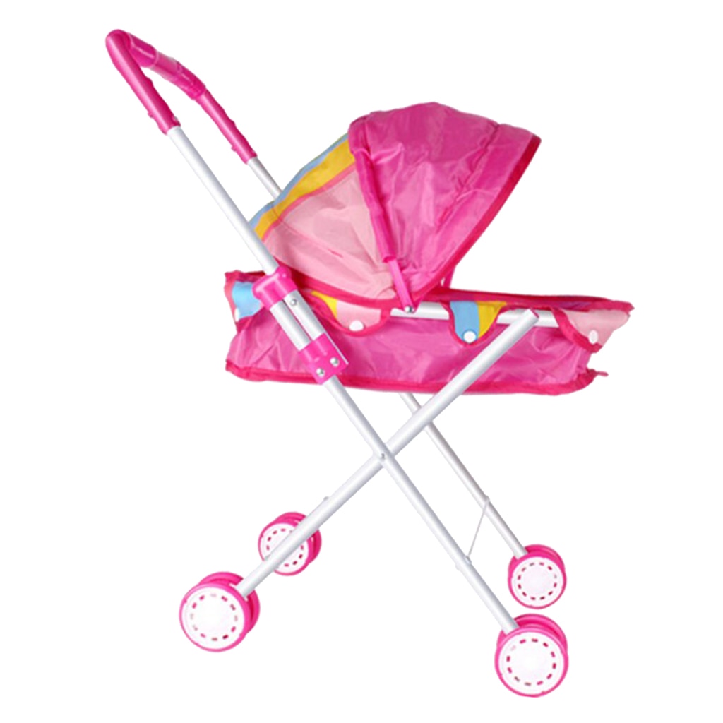 Portable Doll Stroller Applicable for 9-12inch Reborn Dolls or 25-30cm Baby Doll image 5