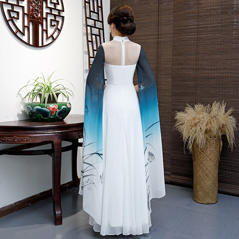 Vietnam Traditional Dress Aodai Costume Cheongsam Vestido Qipao Ao Dai Dress Pl image 4