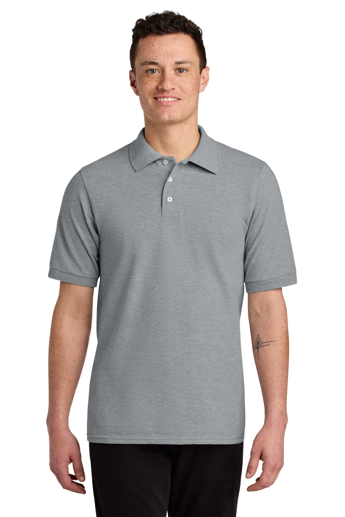 JerzeesÂ® Unisex Premium Ring Spun Cotton Pique Sport Shirt 443M