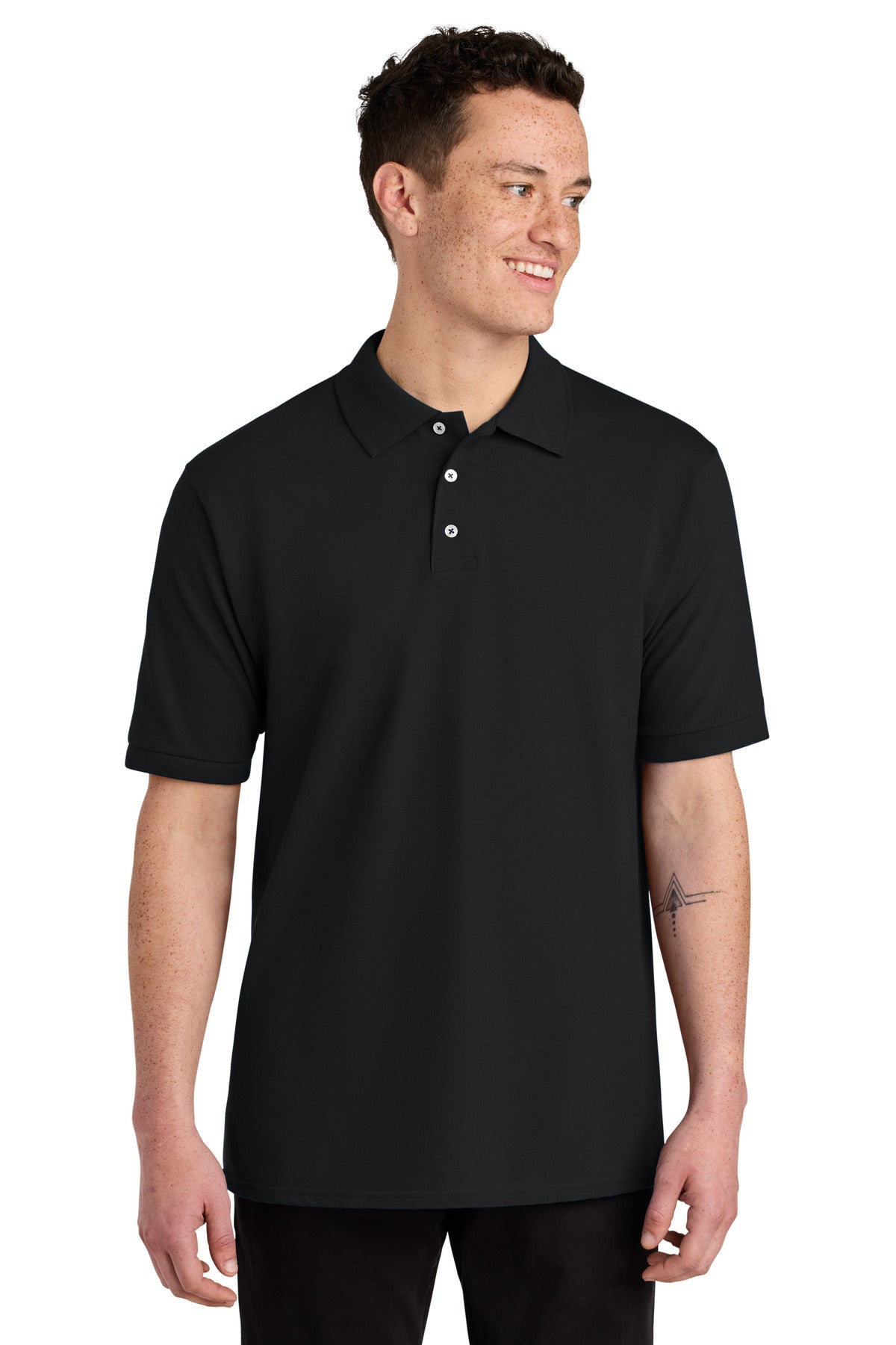 JerzeesÂ® Unisex Premium Ring Spun Cotton Pique Sport Shirt 443M