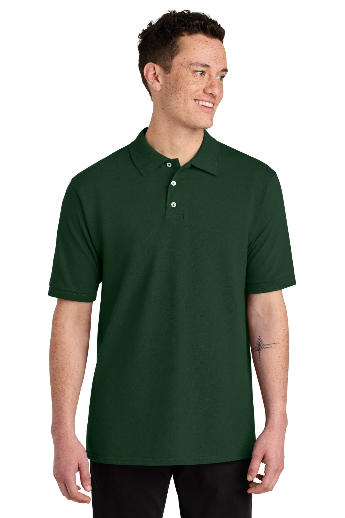 JerzeesÂ® Unisex Premium Ring Spun Cotton Pique Sport Shirt 443M