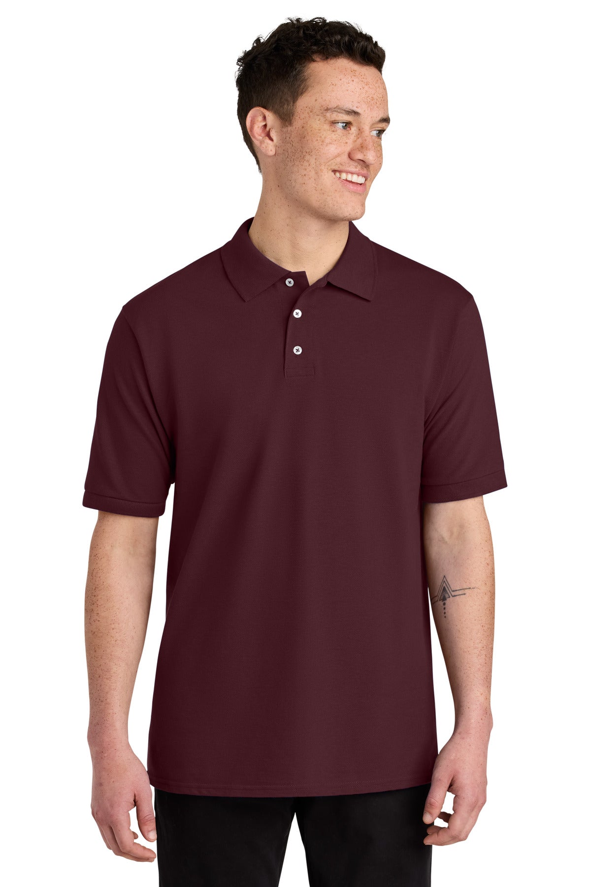 JerzeesÂ® Unisex Premium Ring Spun Cotton Pique Sport Shirt 443M