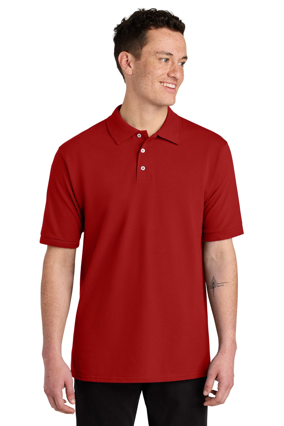 JerzeesÂ® Unisex Premium Ring Spun Cotton Pique Sport Shirt 443M