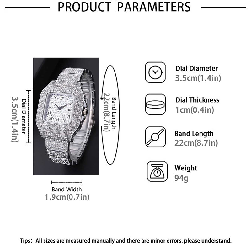 Fashion Mens Dainty Stainless Steel Watches Luxury Silver Quartz Wristwatch Men image 3