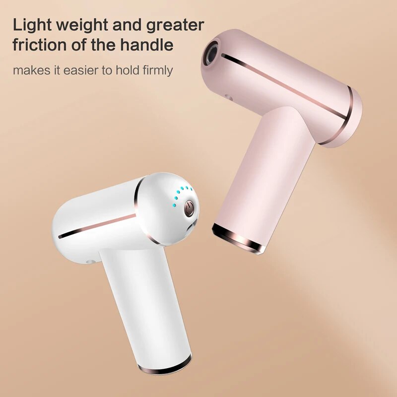 LCD Fascia Gun 4 Massage Heads Full Body Massage to Relieve Muscle Pain Portabl image 3
