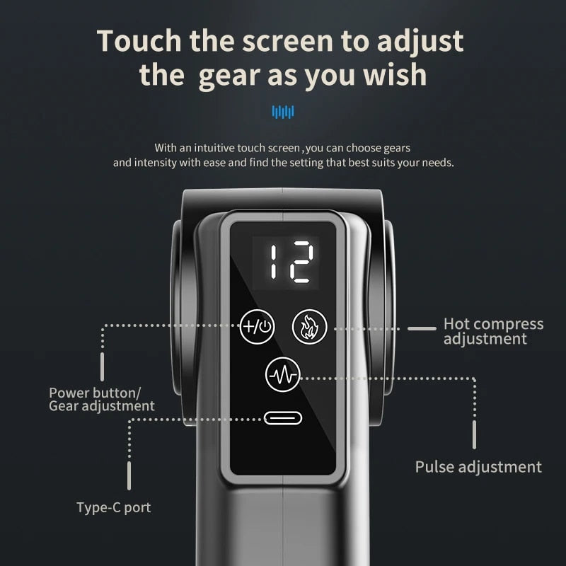 Mini Fascia Gun Vibration Massage Portable Small Massager Muscle Relaxation Bod image 11