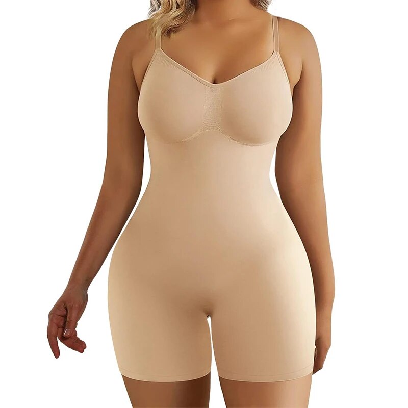 Bodysuit for Women Tummy Control Shapewear Seamless High Waist Flat Belly Belt image 3