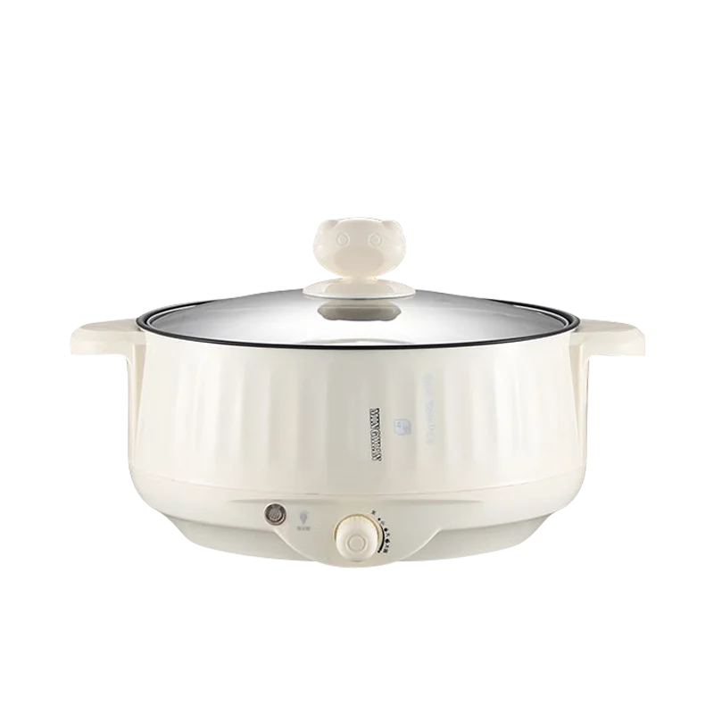 220V Multi Cookers Single/Double Layer Electric Pot 1-2 People Household Non-st image 2