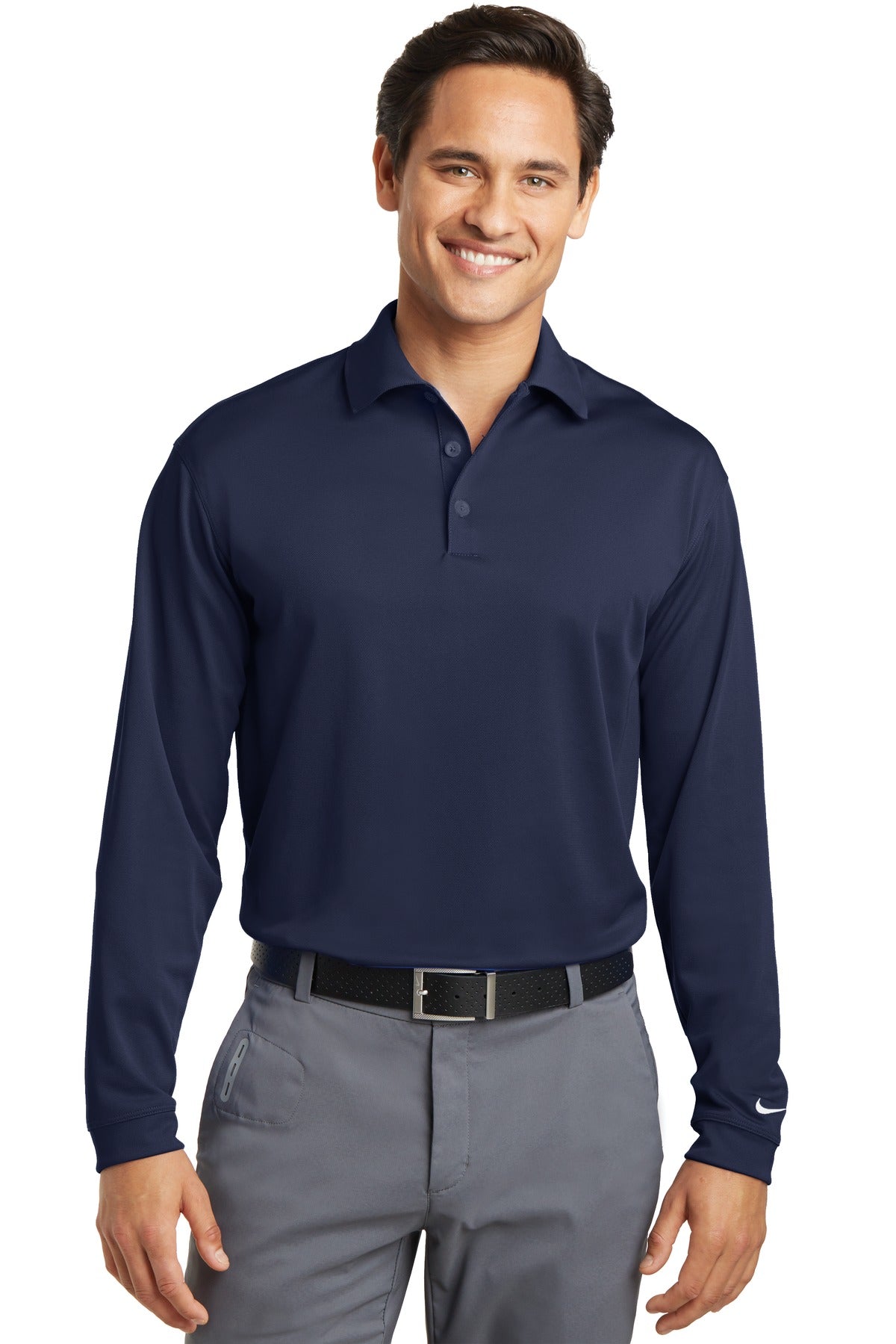 Polo Nike Dri-FIT Stretch Tech de manga larga. 466364