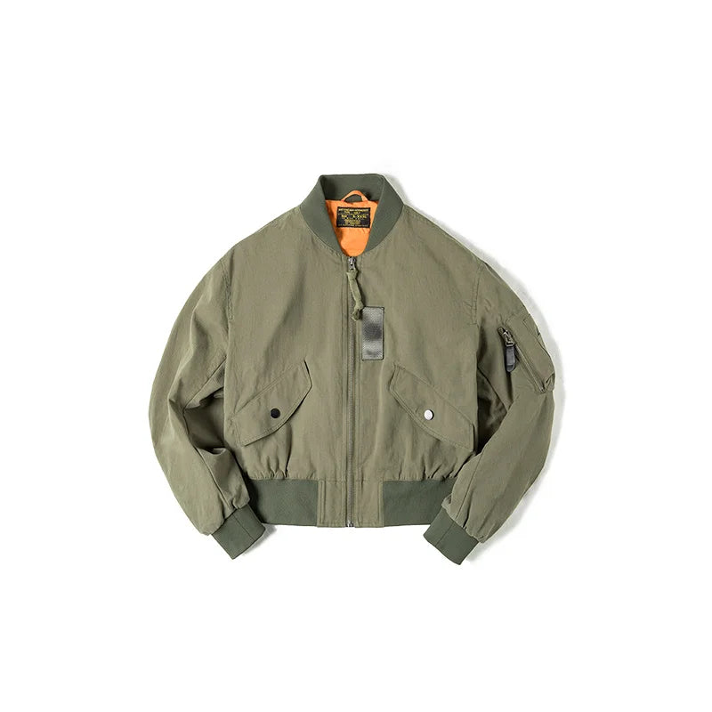 Maden Women’s Bomber Jacket MA1 Winter Fashion Streetwear Retro Varsity Jacket image 3