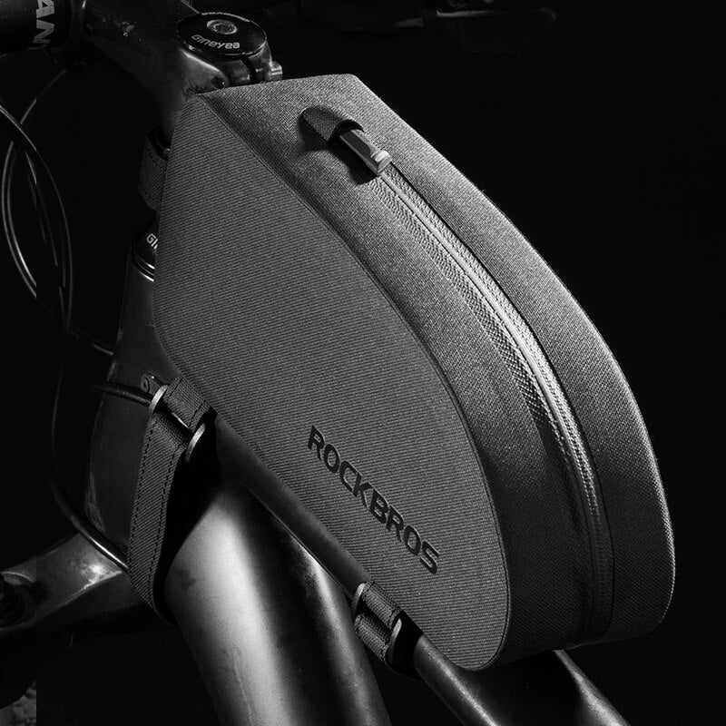 ROCKBROS Bicycle Bag Waterproof Cycling Top Front Tube Frame Bag Large Capacity image 10