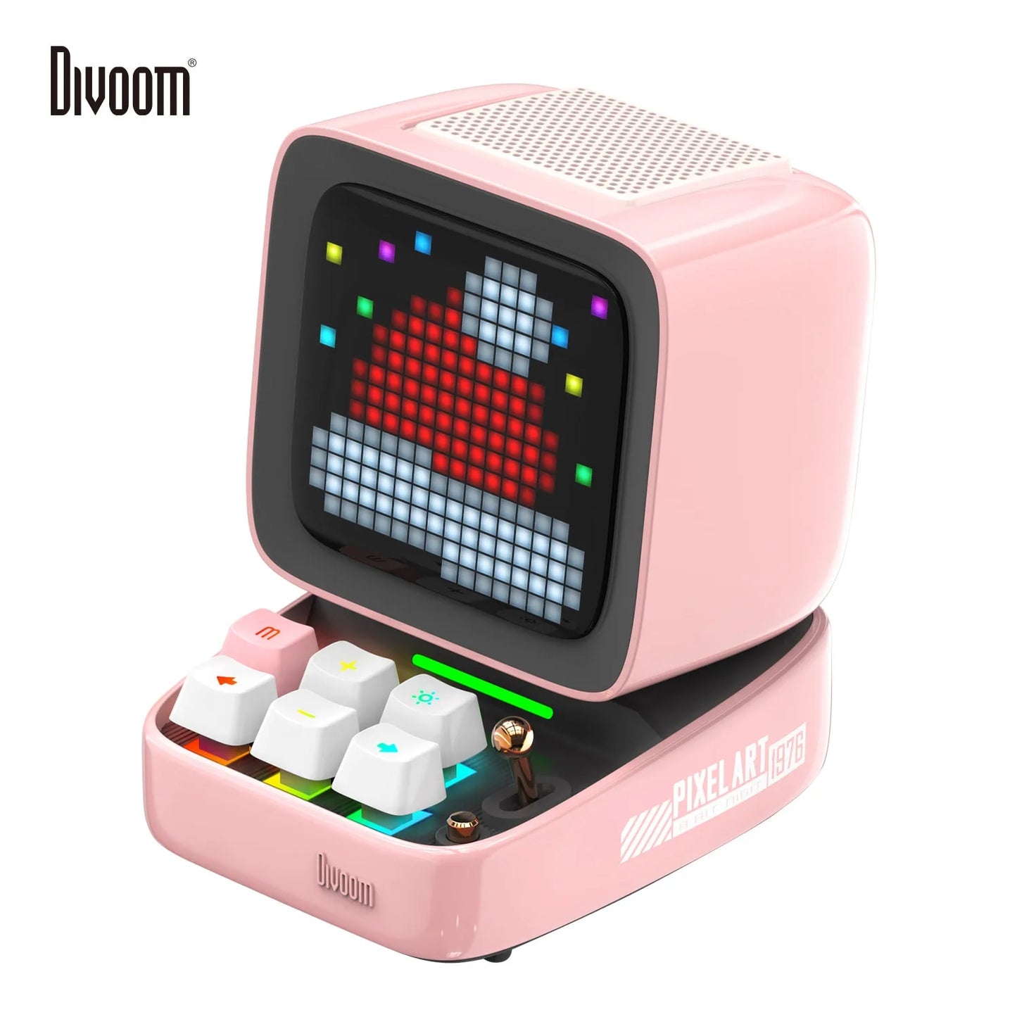 Divoom Ditoo-Pro Retro Pixel Art Bluetooth Portable Speaker Alarm Clock DIY LED image 1