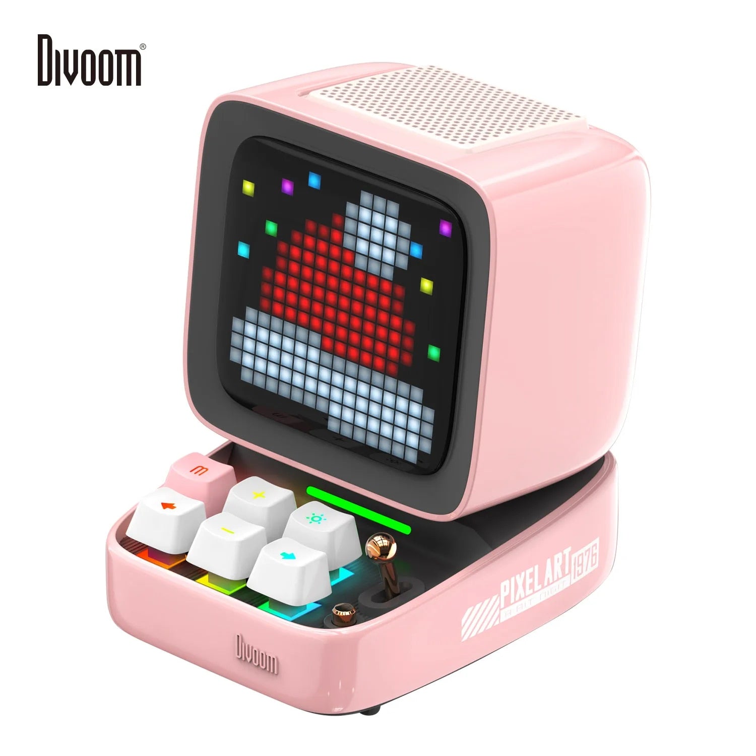 Divoom Ditoo-Pro Retro Pixel Art Bluetooth Portable Speaker Alarm Clock DIY LED image 1