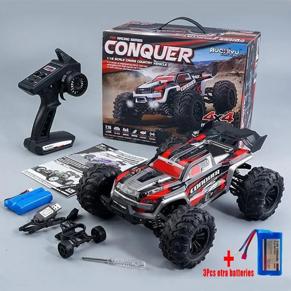 2023 New 1:16 Scale Large RC Cars 50km/h High Speed RC Cars Toys for Boys Remot image 4