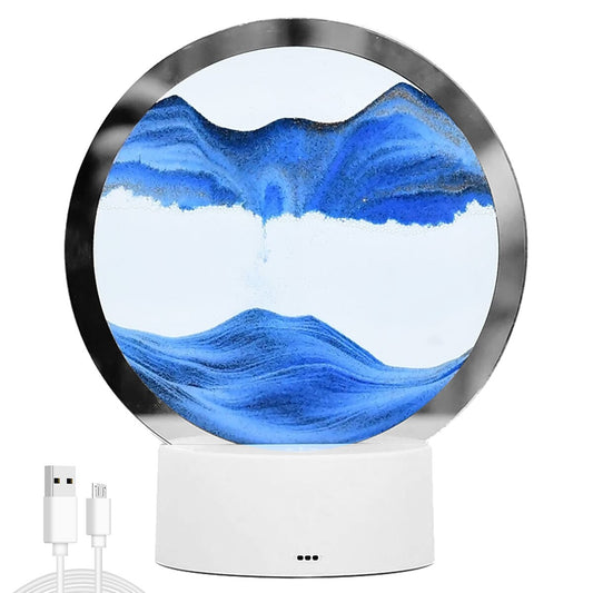 Creative Quicksand Lamp LED Sandscape Lamp Decorative Sandscape Table image 0