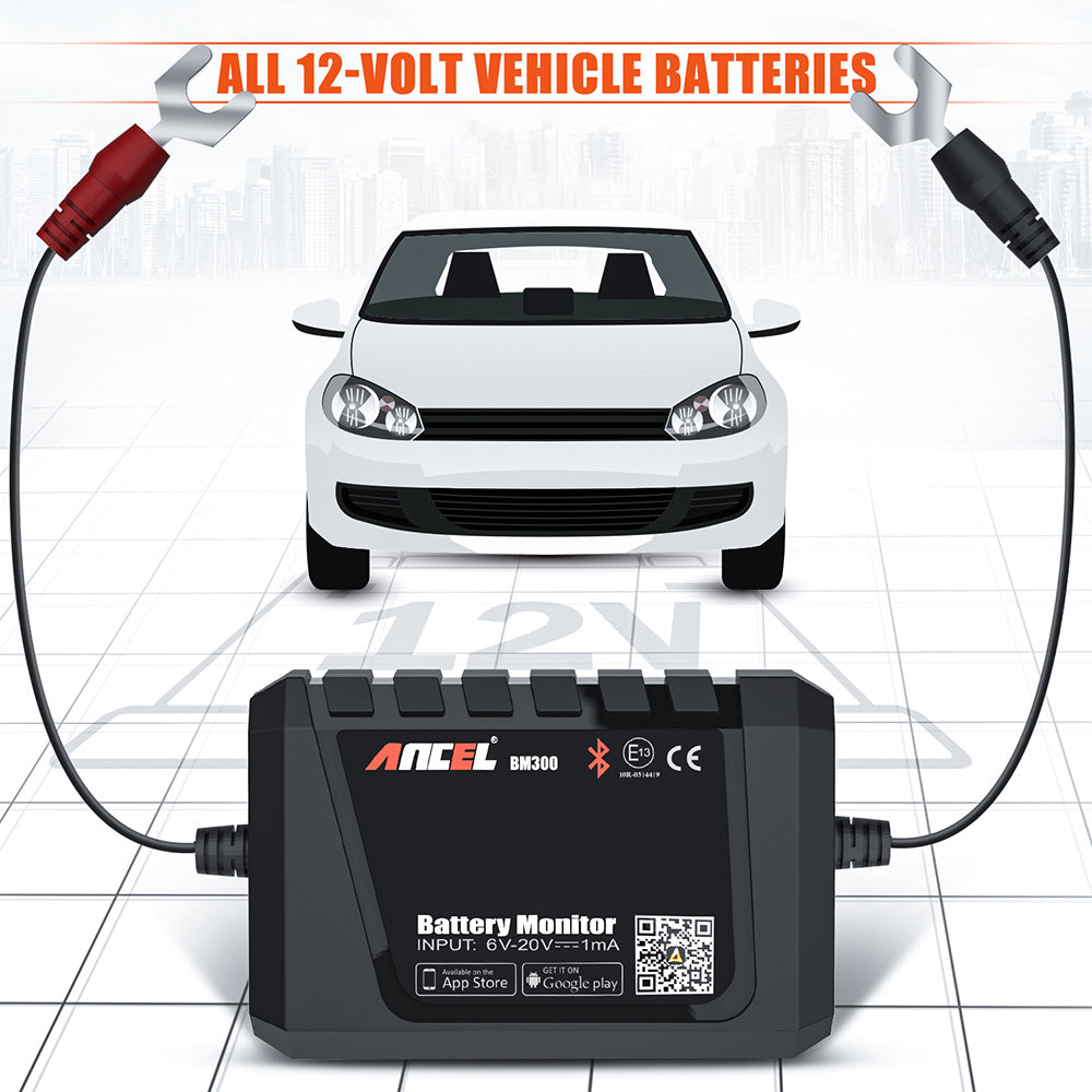 ANCEL BM300 Car Battery Tester Auto 12V Car Battery Analyzer Android IOS Circui image 0