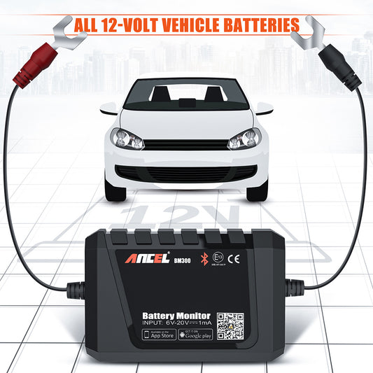 ANCEL BM300 Car Battery Tester Auto 12V Car Battery Analyzer Android IOS Circui image 0