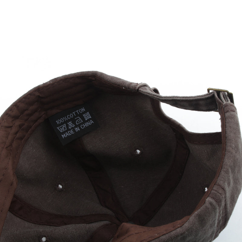 2023 New Vintage Washed Cotton Baseball Cap Parent Kids Sun Hats For Boy Girl S image 7