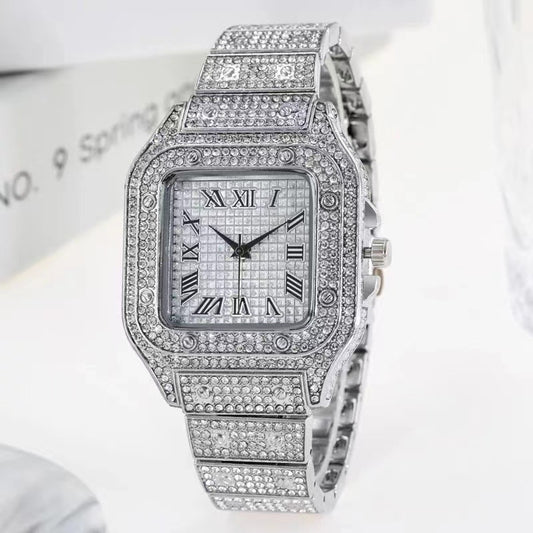 Fashion Mens Dainty Stainless Steel Watches Luxury Silver Quartz Wristwatch Men image 0