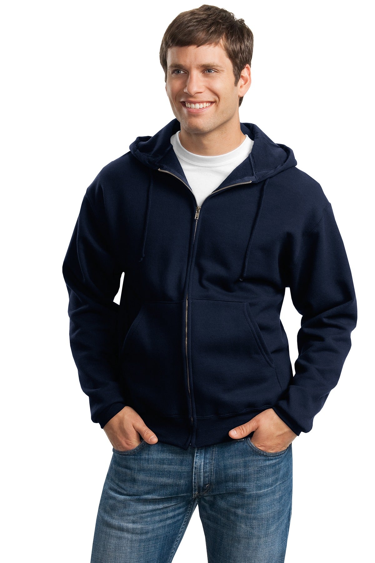 JerzeesÂ® Super SweatsÂ® NuBlendÂ® - Full-Zip Hooded Sweatshirt.  4999M